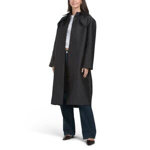 SANDRO NOIR Satin Trench Coat